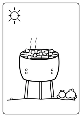 Grill w ogrodzie