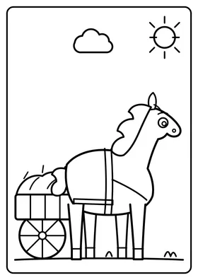 Koń w zaprzęgu