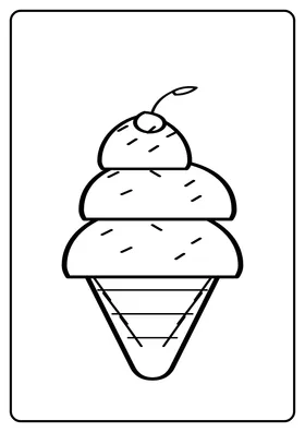 Lody w rożku