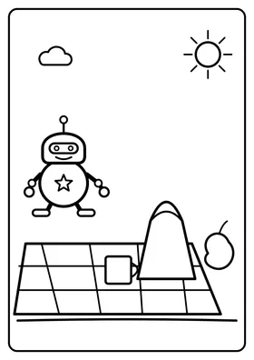 Robot na pikniku