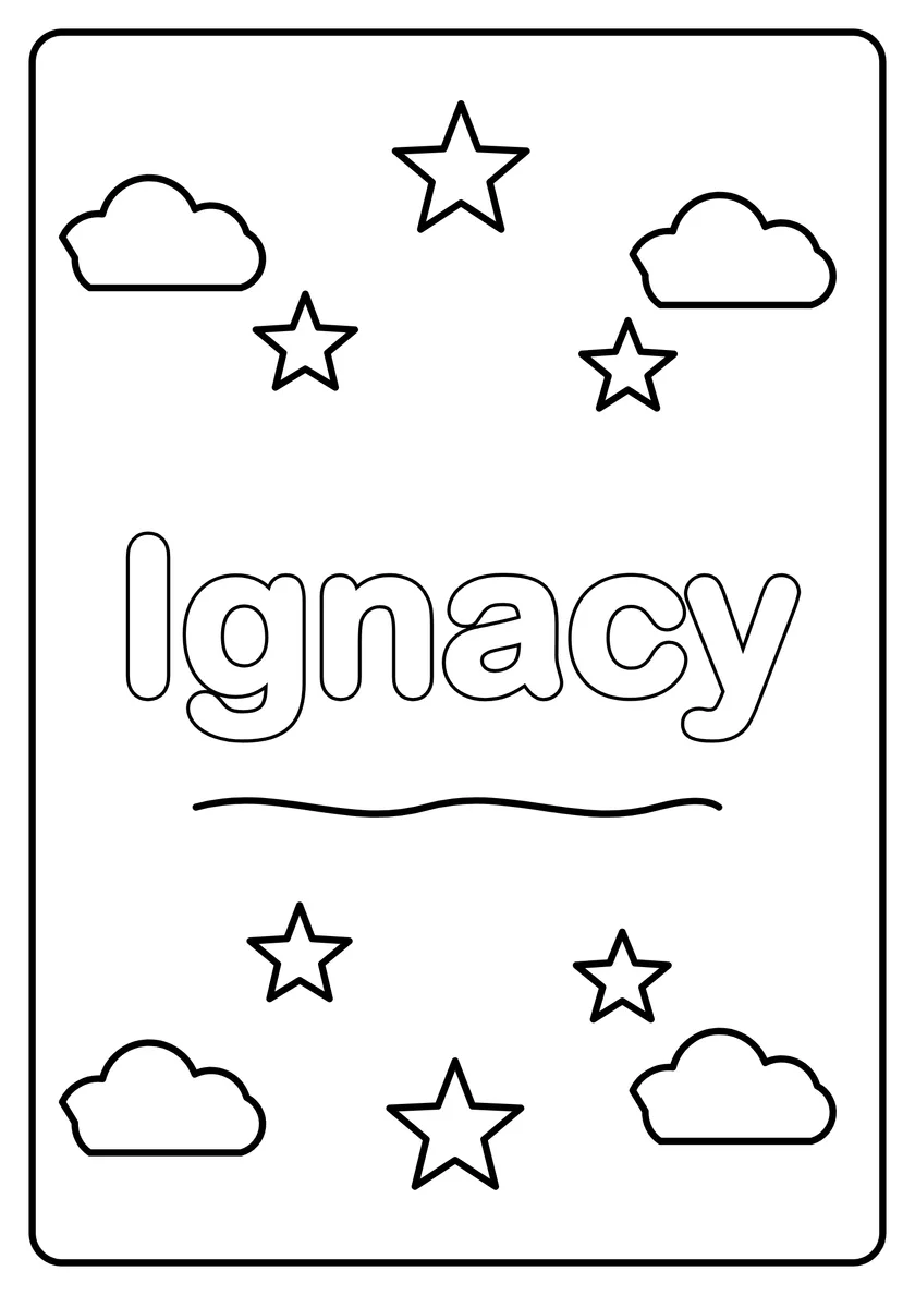 Podgląd kolorowanki: Ignacy