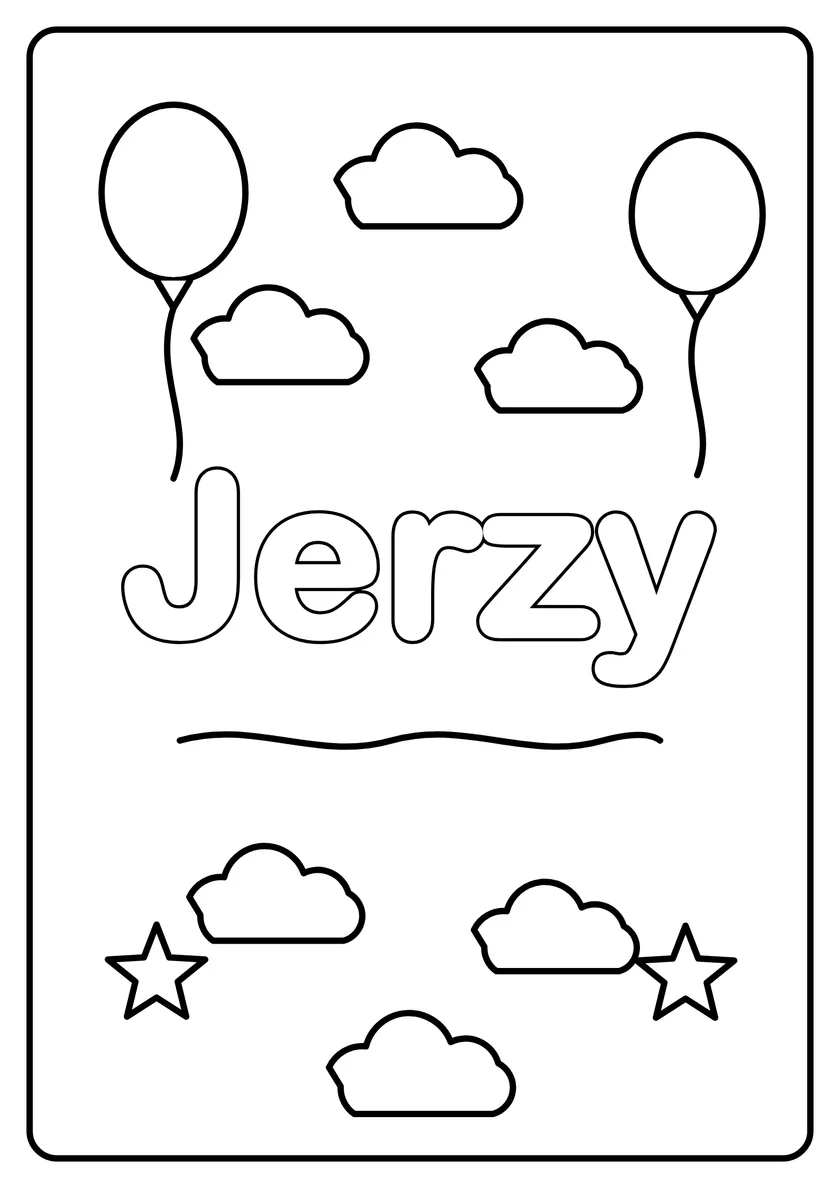 Podgląd kolorowanki: Jerzy