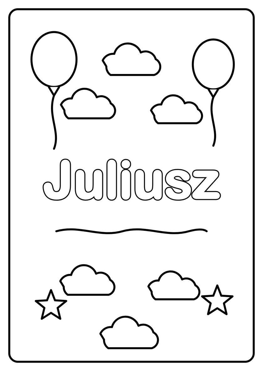 Podgląd kolorowanki: Juliusz
