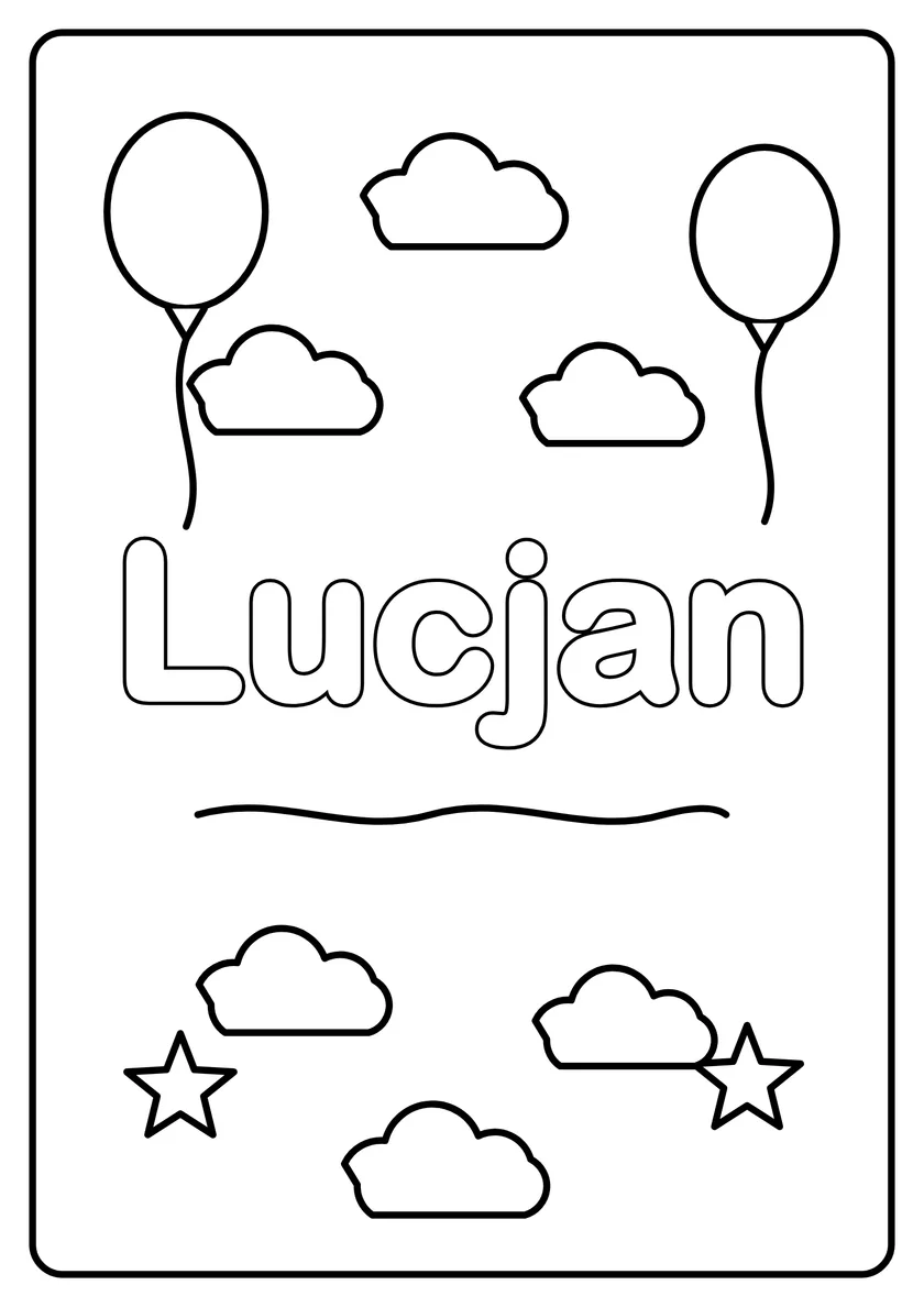 Podgląd kolorowanki: Lucjan