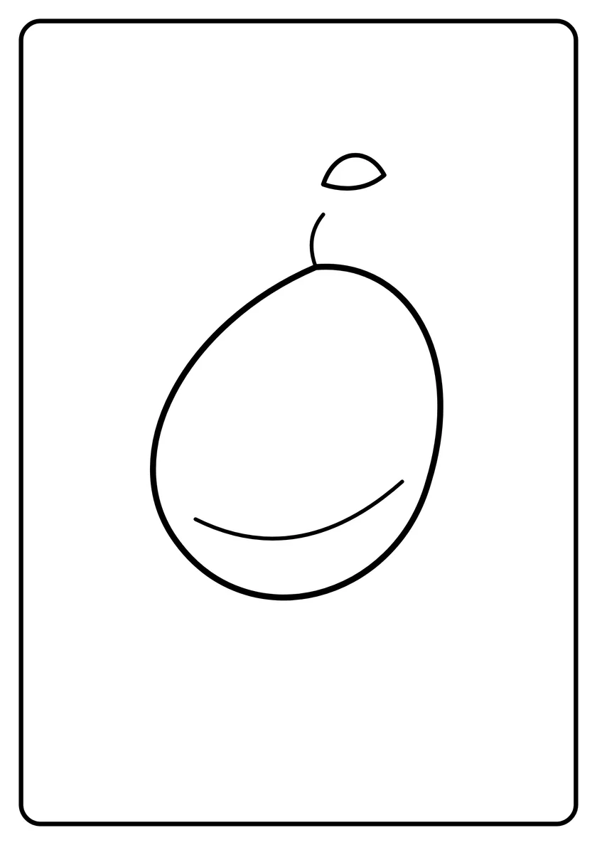 Podgląd kolorowanki: Mango