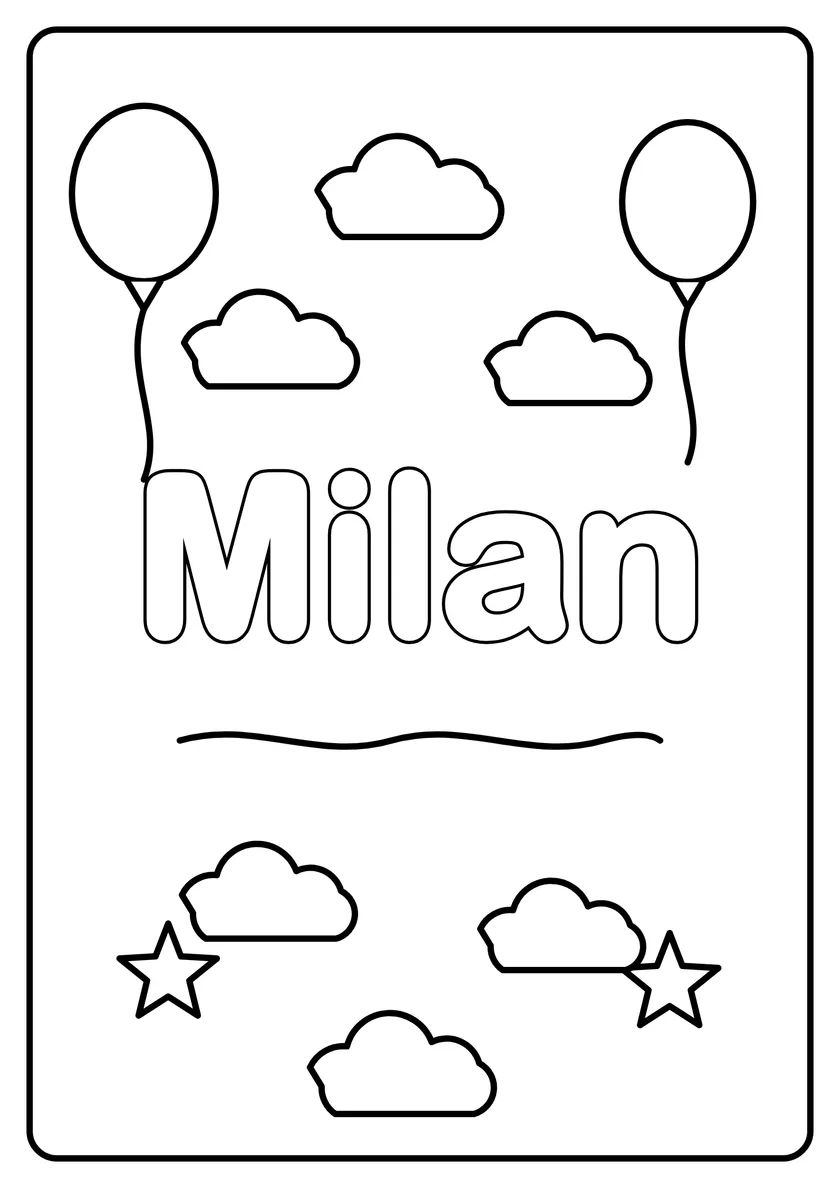 Podgląd kolorowanki: Milan
