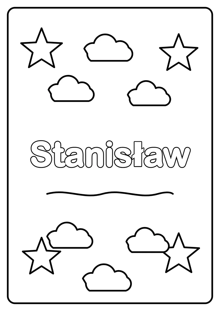 Podgląd kolorowanki: Stanisław