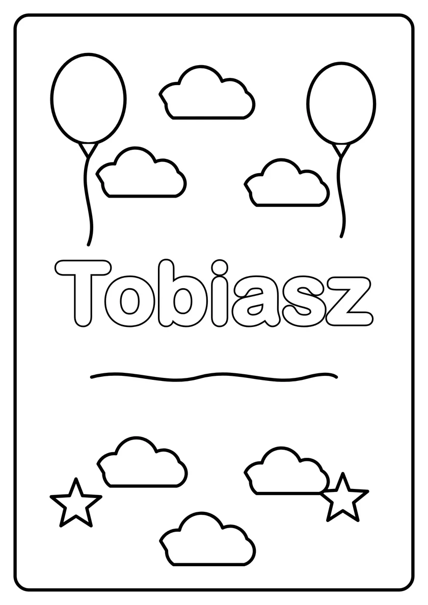 Podgląd kolorowanki: Tobiasz